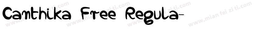 Canthika Free Regula字体转换